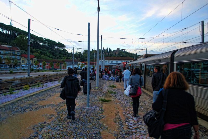 Passengers at the Station of of Tomar